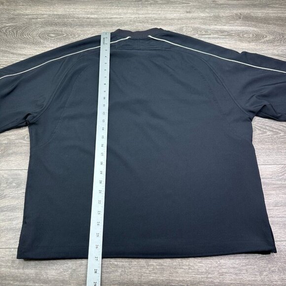 Under Armour Cage Jacket Men's Medium Black Long Sleeve Baseball Coach - Picture 15 of 16